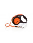 Flexi Neon S - 5 метра, лента - Поводи, нашийници, нагръдници