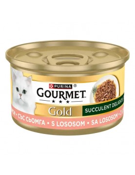 Purina Gourmet Gold - Хапки в сос с пиле и дроб, 85г Консервирани храни