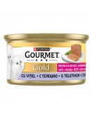 Purina Gourmet Gold Kitten, Мус за малки котенца с телешко, 85г - Консервирани храни