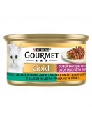 Purina Gourmet Gold - Двойно удоволствие със заек и дроб, 85г - Консервирани храни