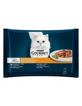 Gourmet Perle - асорти стек с патица, агне, пуйка, риба тон - Консервирани храни