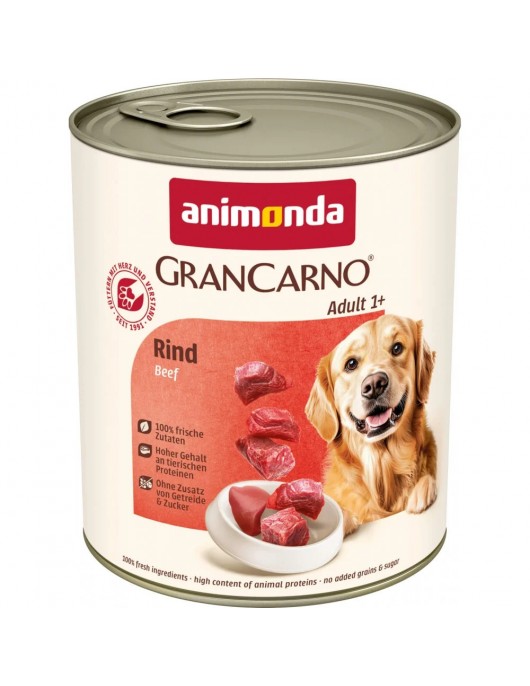 GranCarno Adult говеждо, 800 г Консервирани храни Piper Adult Beef & Beef Tripe - 800г Консервирани храни