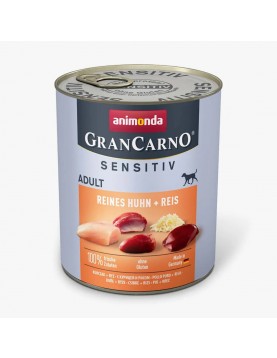 GranCarno Sensitive - чисто пилешко и ориз 800г