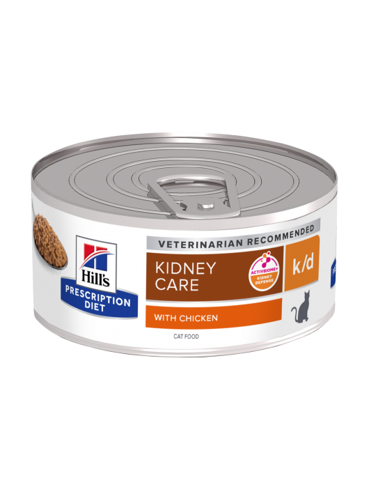Hill`s Prescription Diet Feline K/d Chicken - кутия с 12 пауча х 85г - Грижа за бъбреците и уринарния тракт