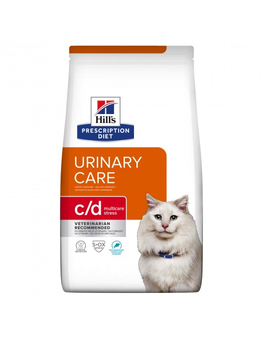 Prescription Diet C/d Urinary Stress Feline - Диета за котки страдащи от идиопатичен цистит и за профилактика на уролити Грижа за бъбреците и уринарния тракт