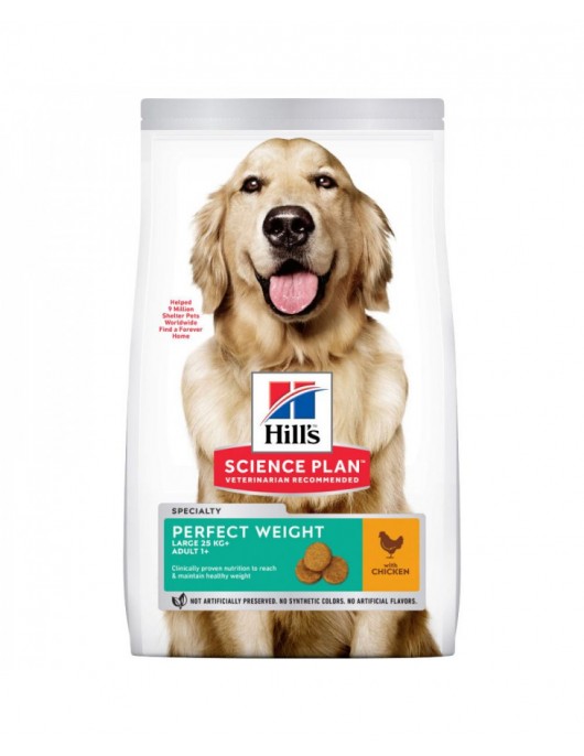 Hill`s Science Plan Canine Perfect Weight Large - Сухи храни