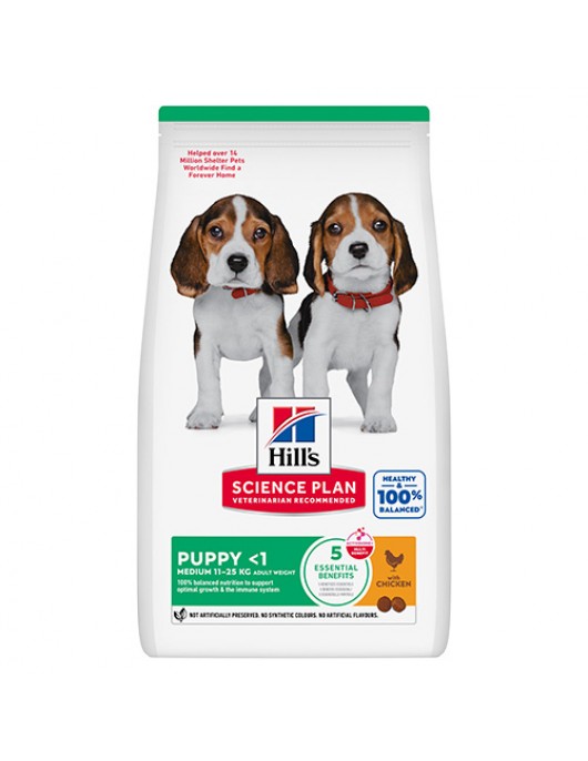 Hill’s Science Plan Canine Puppy Medium Chicken Сухи храни Hill’s Science Plan Canine Puppy Medium Chicken - Сухи храни