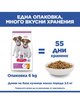 Hill`s Science Plan Canine Puppy Small & Mini Chicken