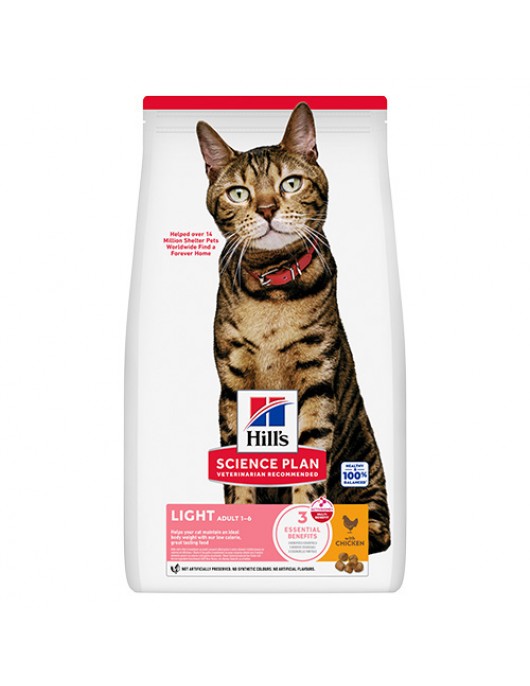 Hill`s Science Plan Feline Light Chicken - Сухи храни