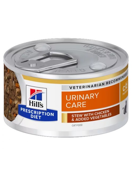 Hill`s Prescription Diet Feline C/d Feline Stew - 82г - Грижа за бъбреците и уринарния тракт