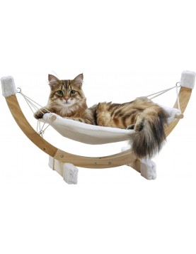 Хамак за котка Siesta 73х36х34см, бял