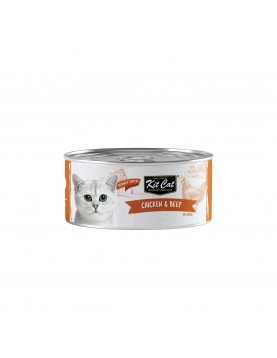 Kit Cat Deboned Toppers Chicken & Beef - консерва 80г
