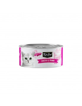 Kit Cat Deboned Toppers Chicken & Prawn - консерва 80г