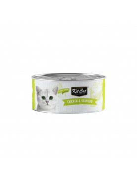 Kit Cat Deboned Toppers Chicken & Seafood - консерва 80г