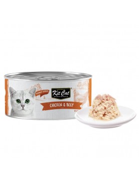 Kit Cat Deboned Toppers Chicken & Beef - консерва 80г