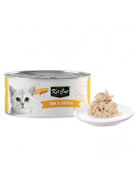 Kit Cat Deboned Toppers Tuna & Chicken - консерва 80г