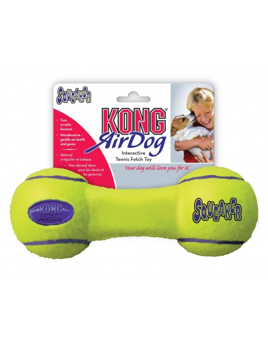 Kong Airdog Squeaker Dumbbel Small - Играчки за кучета