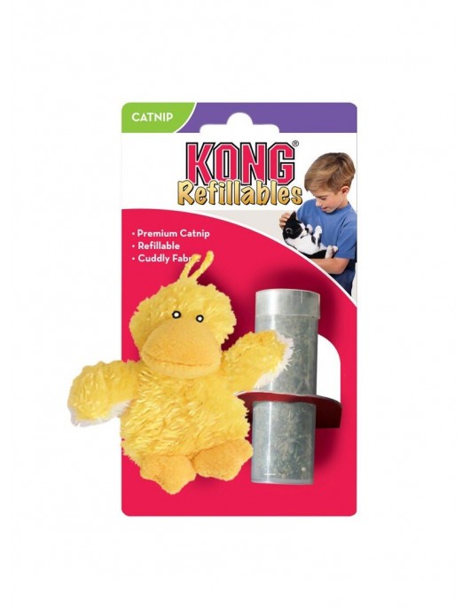 Kong CAT Refillable + Catnip - Пате - Играчки и драскала