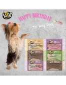 Торта за куче "Happy Birthday" с вкус на - Лакомства за кучета