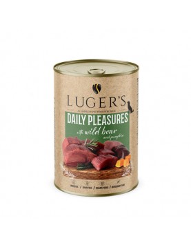 Luger`s Dog Daily Pleasures - агнешко шкембе, моркови и магданоз, 400г - Консервирани храни