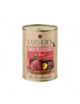 Luger`s Dog Daily Pleasures - агнешко шкембе, моркови и магданоз, 400г - Консервирани храни
