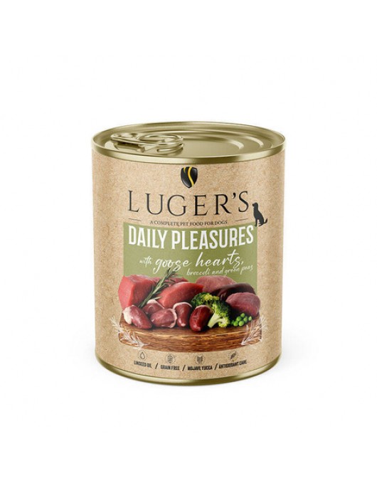 Luger`s Dog Daily Pleasures - агнешко шкембе, моркови и магданоз, 400г - Консервирани храни