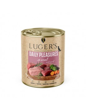Luger`s Dog Daily Pleasures - телешко и моркови. 800г