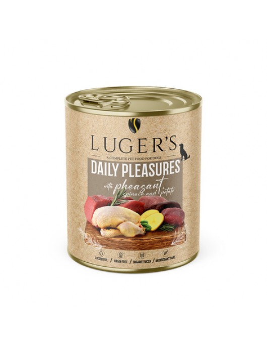 Luger`s Dog Daily Pleasures - агнешко шкембе, моркови и магданоз, 400г Luger`s Dog Daily Pleasures - агнешко шкембе, моркови и магданоз, 400г - Консервирани храни