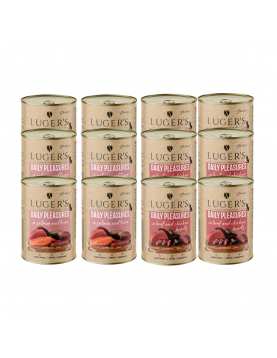 Luger`s Cat Daily Pleasures MIX Sterilised - два вкуса 12 х 400г