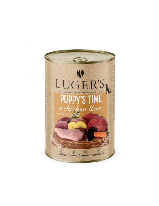 Luger`s Dog Daily Pleasures - агнешко шкембе, моркови и магданоз, 400г - Консервирани храни