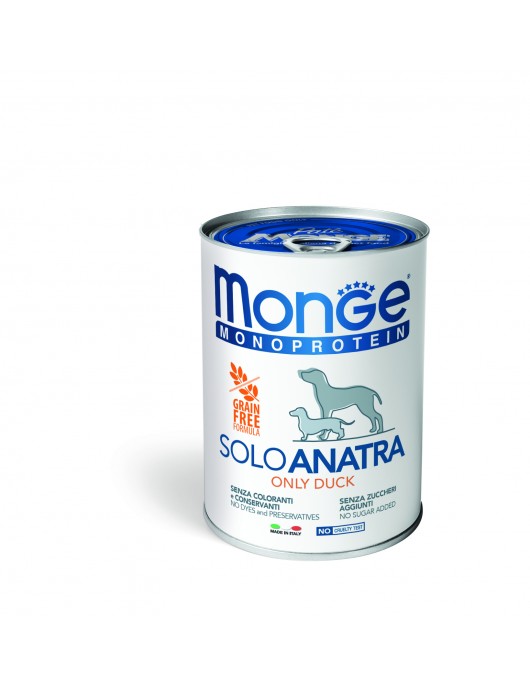 Консерва Monge Dog Monoprotein Adult Pate Duck 400г - Консервирани храни