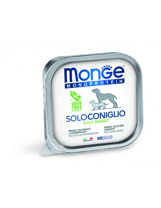 Monge Dog Monoprotein Adult Pate Rabbit 150г - Консервирани храни