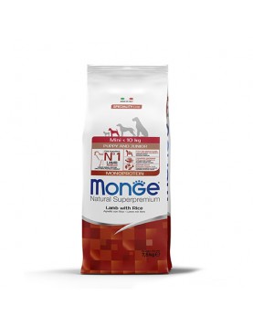 Monge Dog Monoprotein Puppy Mini Lamb & Rice