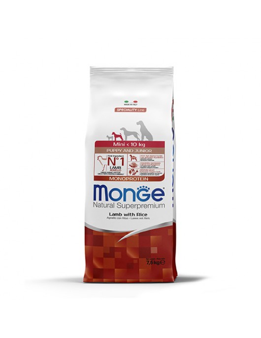 Monge Dog Puppy Mini Lamb & Rice Monge Dog Puppy Mini Lamb & Rice - Сухи храни