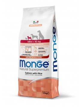 Monge Dog Monoprotein Puppy Mini Salmon