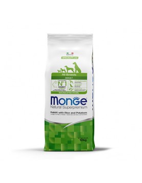 Monge Dog Monoprotein Adult All breeds Rabbit, Rice & Potatoes