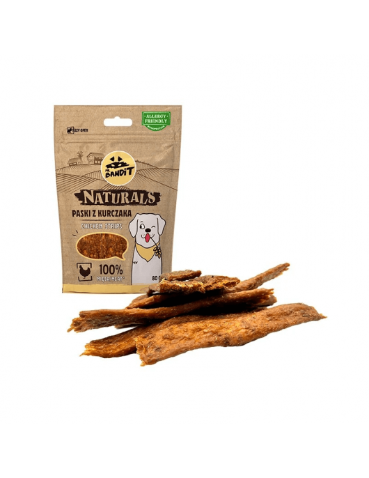 Хипоалергенно лакомство Mr. Bandit Naturals BEEF - 80г Хипоалергенно лакомство Mr. Bandit Naturals BEEF - 80г - Лакомства