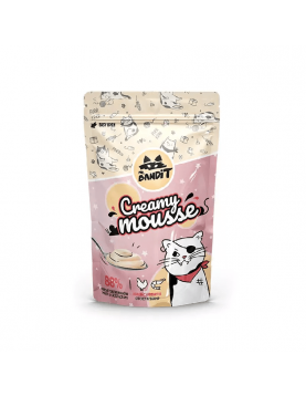 Mr. Bandit Cat Creamy Mousse Chicken & Shrimps - кремообразно лакомство за котки с пиле и скариди, 60г