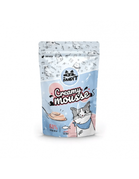 Mr. Bandit Cat Creamy Mousse Salmon - кремообразно лакомство за котки със сьомга, 60г