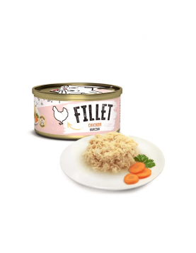 Mr. Bandit Cat Fillet Chicken - чисто пилешко филе в бульон, 80г