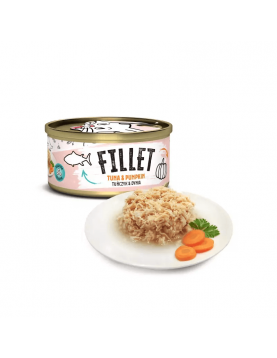Mr. Bandit Cat Fillet Tuna & Pumpkin - чисто филе от риба тон с тиква в бульон, 80г
