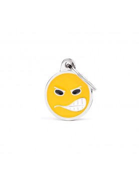Медальон My Family Charms - Емотикон Angry - ф 21мм