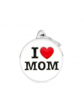 Медальон My Family Charms - I love Mom - L ф 32мм