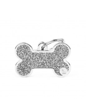 Медальон My Family Shine - Кокал сив L - 38/24мм