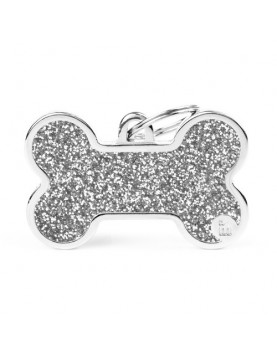 Медальон My Family Shine - Кокал сив XL - 48/31мм