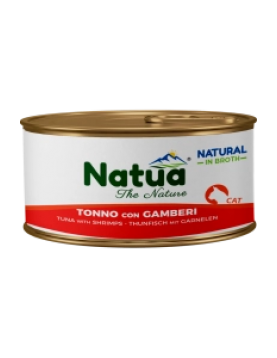 Natua Tuna & Shrimps in Broth - филенца риба тон и скариди в бульон - 85г
