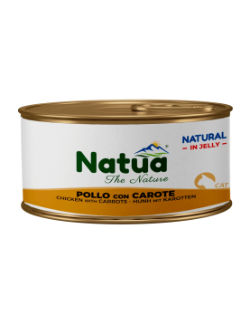 Natua Chicken & Carrots in Jelly - 85г филенца пиле и моркови в желе