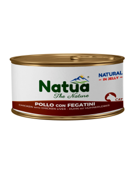 Natua Chicken & Liver in Jelly - филенца пиле и дроб в желе - 85г