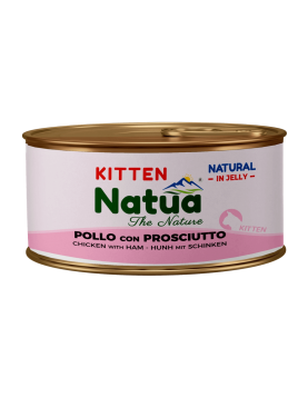 Natua KITTEN Chicken & Ham in Jelly - 85г филенца пиле и шунка в желе