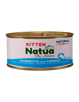 Natua KITTEN Tuna & Grouper in Jelly - филенца риба тон и риба групер в желе - 85г